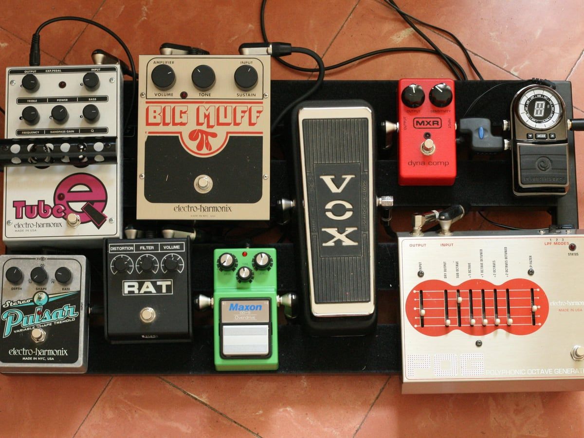 Pedalboard antes del cambio